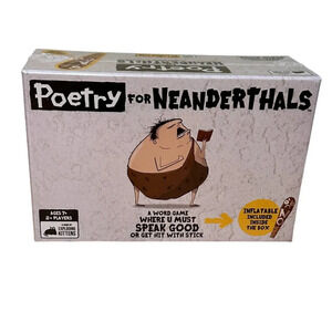 NIB Poetry for Neanderthals by Exploding Kittens Family Card Game